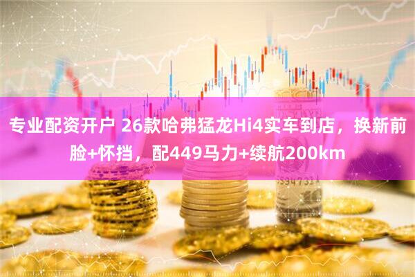 专业配资开户 26款哈弗猛龙Hi4实车到店，换新前脸+怀挡，配449马力+续航200km